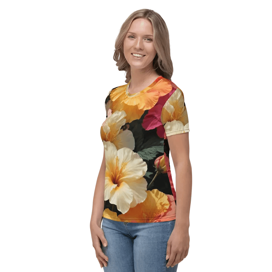 Hibiscus Serenade: Petal Perfect Tees product image (7)