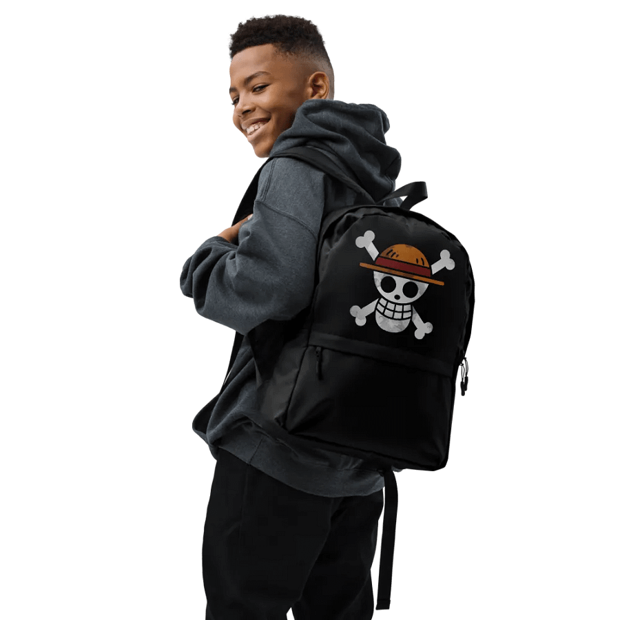 Grinning Skull All-Over Print Backpack product image (7)