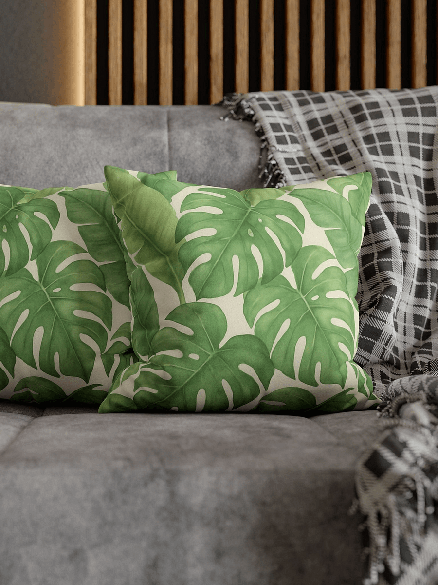 Tropical Green Leaf Theme Modern All-Over Pillow product image (3)
