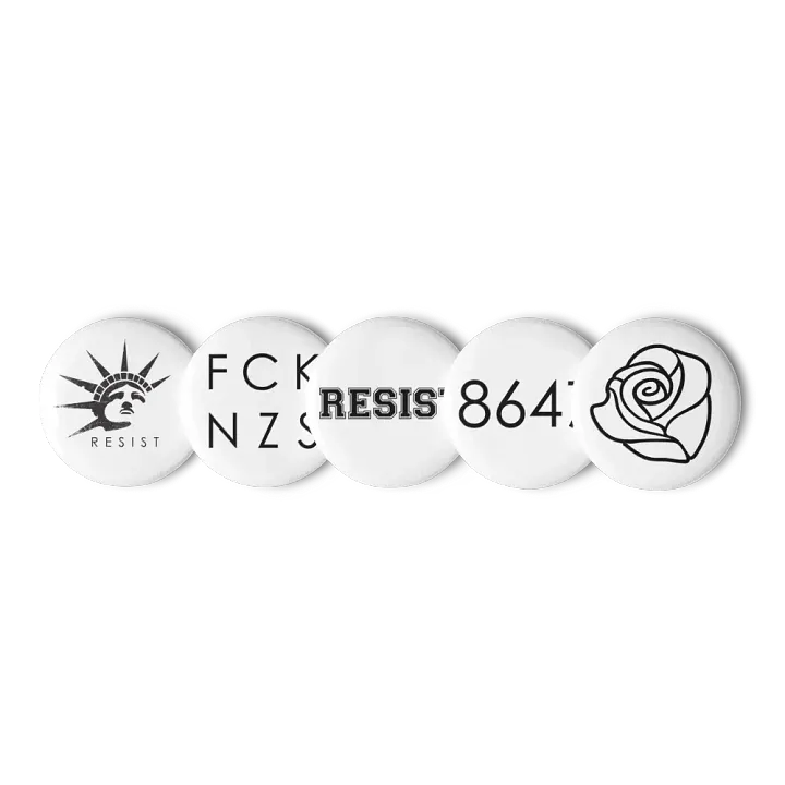 Set of pin buttons product image (1)