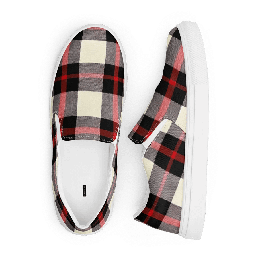 Crisscross Plaid Men's Slip-Ons product image (11)