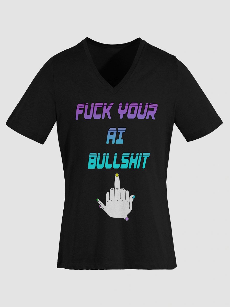 AI Bullshit V Neck product image (15)