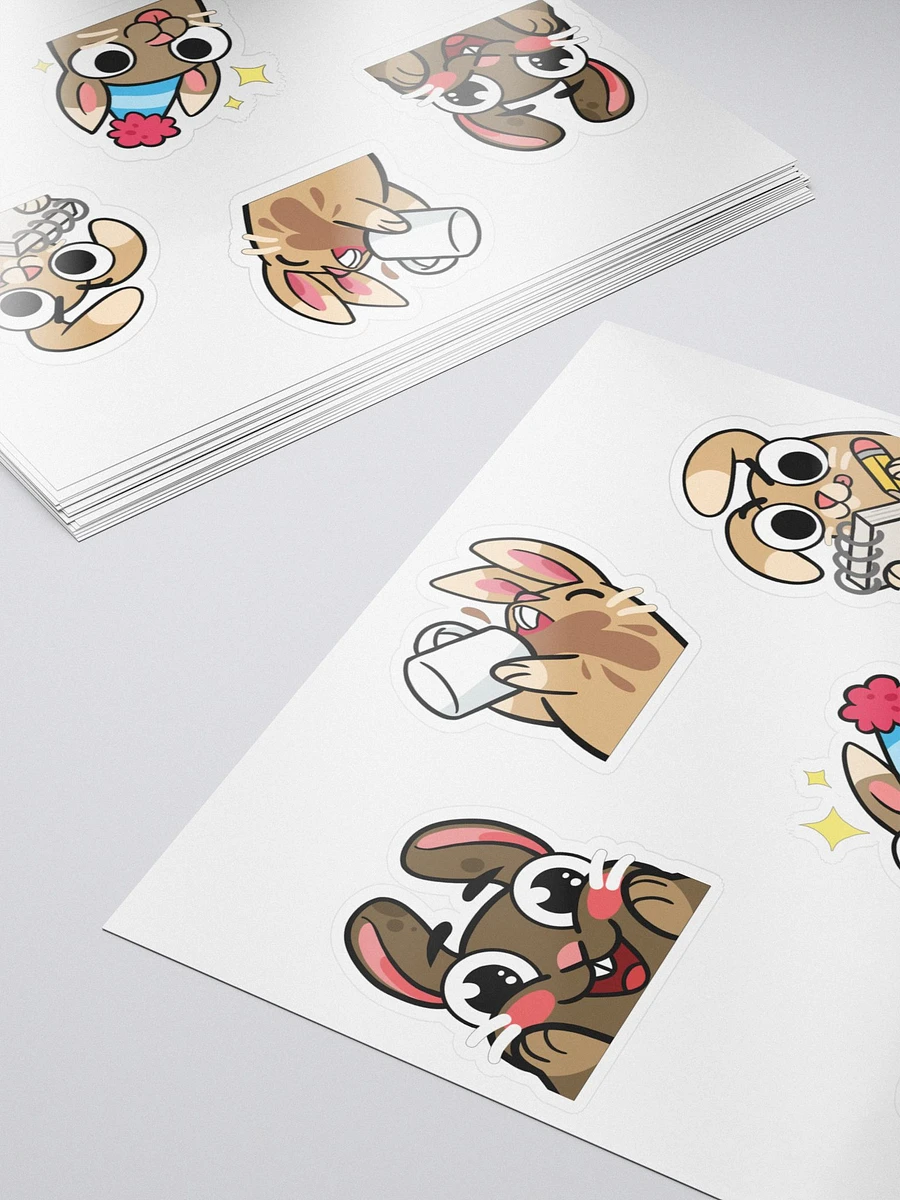 Bunny Emote Stickers! product image (5)