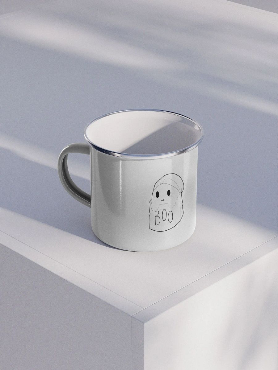 Ghost in a Bag - Enamel Mug product image (1)