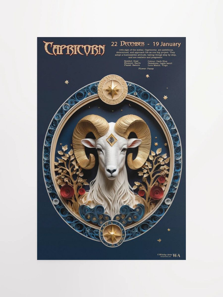 Western Zodiac Poster - CAPRICORN product image (12)