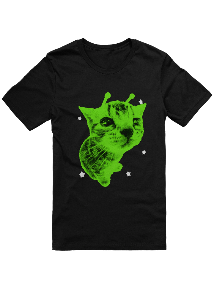 Y2K Alien Cat Meme | Retro T-Shirt product image (1)