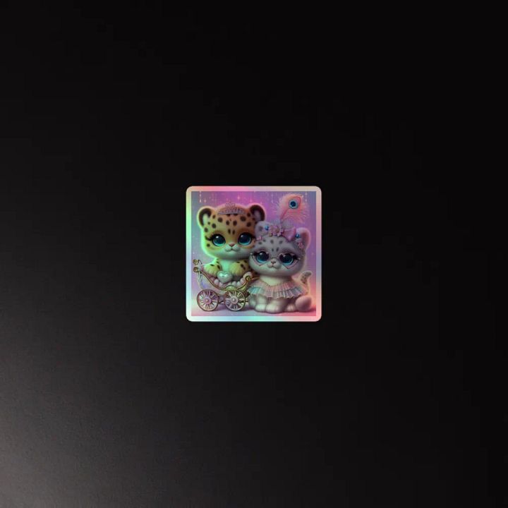 Cute Leopard Sticker product image (4)