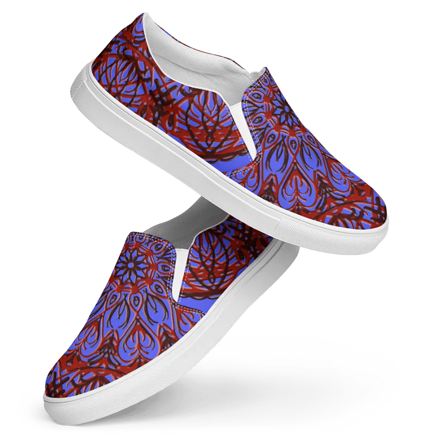 Mystic Red Mandala Slip-Ons product image (1)