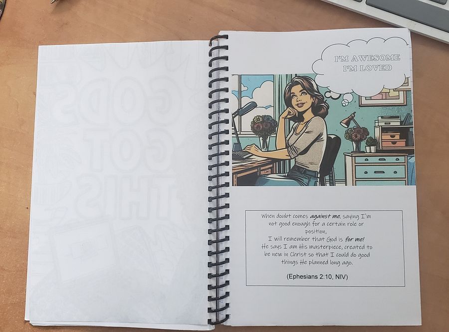 When Light Shows Up Note Book | Warrior Prayer Journal For Woman 👑 product image (4)