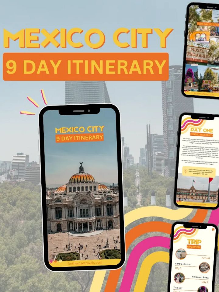 The 9-Day Mexico City Itinerary & Map product image (1)