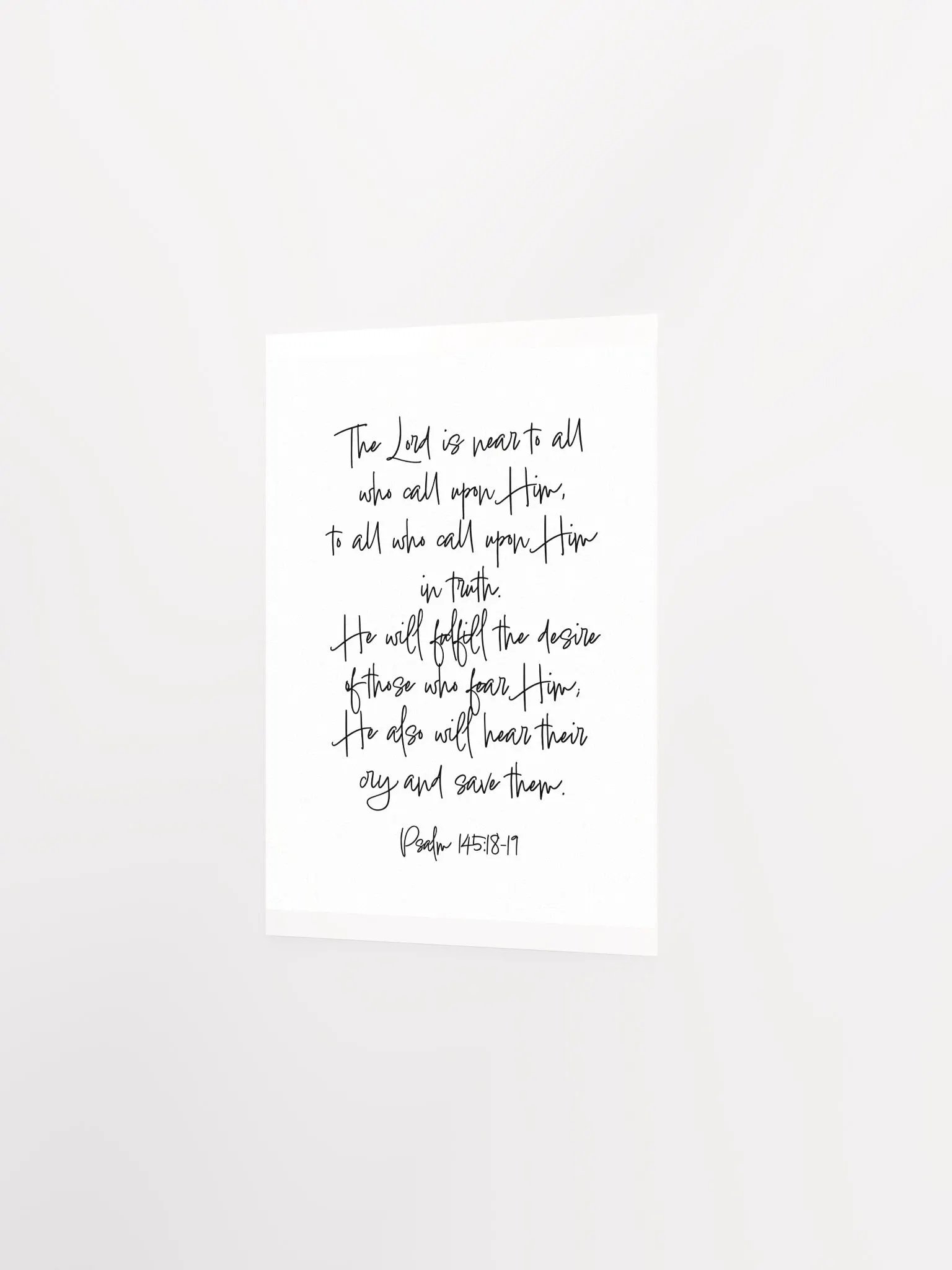 The Lord is Near - Print product image (2)