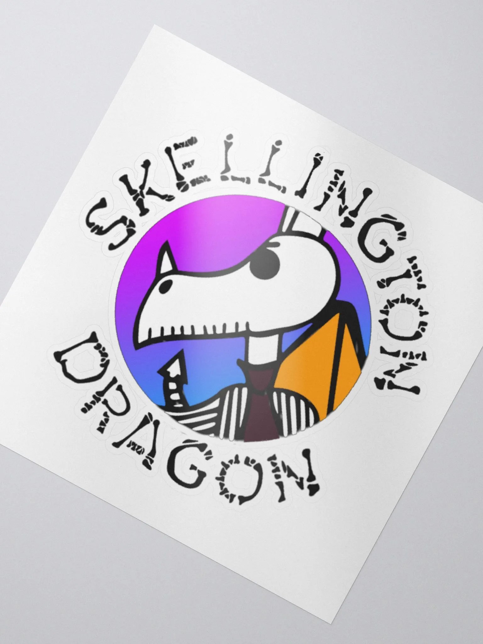 Skelly Swaggy Sticker - Black Text product image (2)