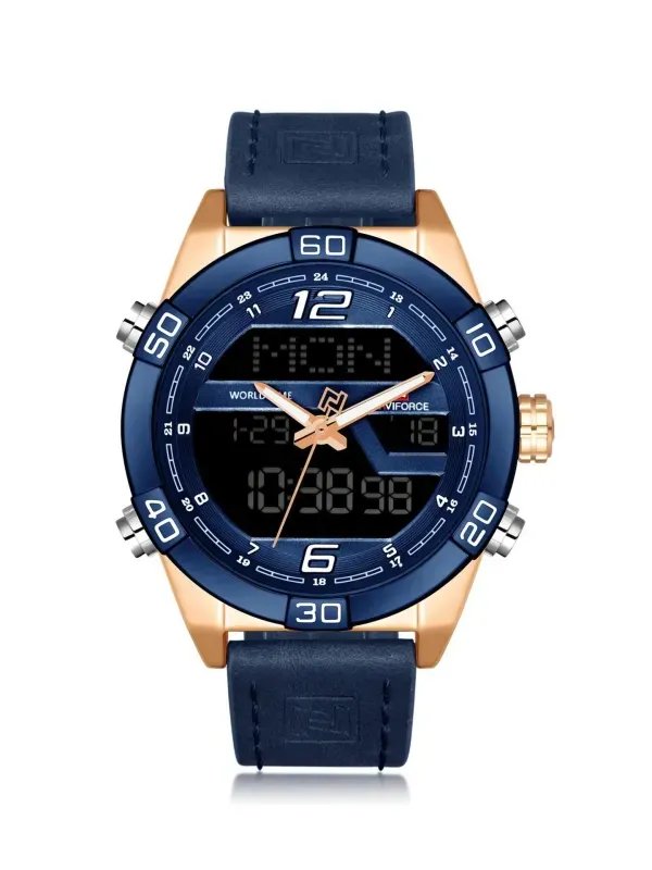 Men'S Watch Led Electronic Watch Waterproof Belt Quartz Men'S Watch Watch product image (2)