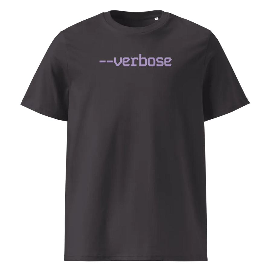 --verbose (Dracula) - Organic Cotton Tee product image (1)