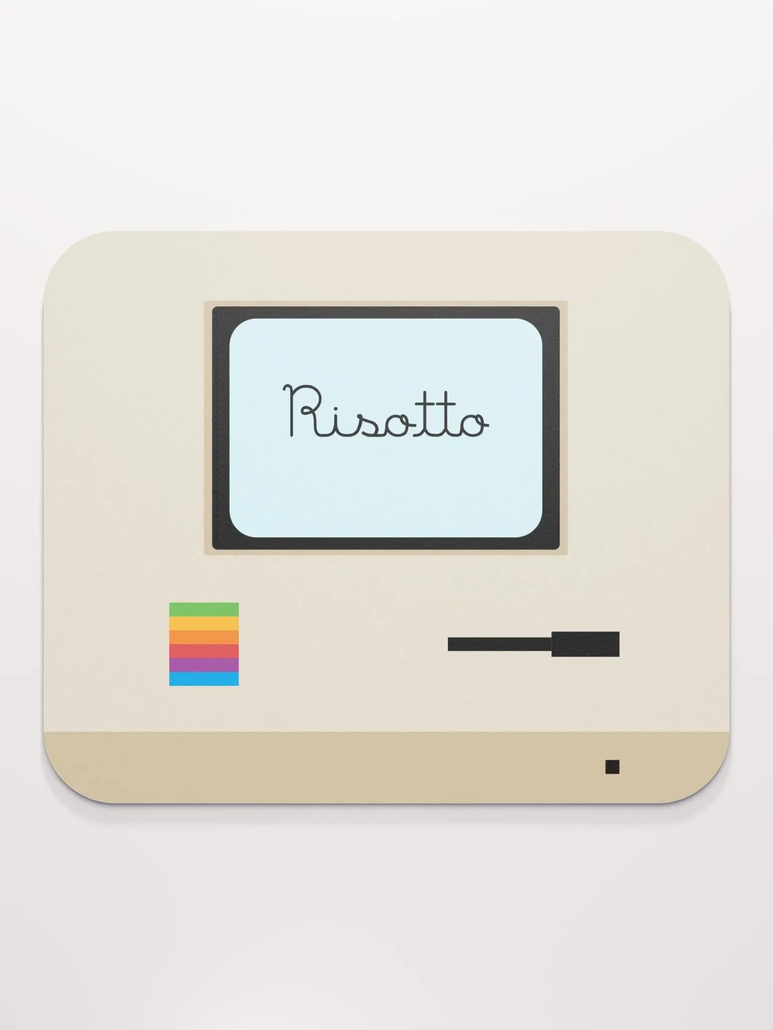 Retro Computer Risotto Mouse Pad product image (2)