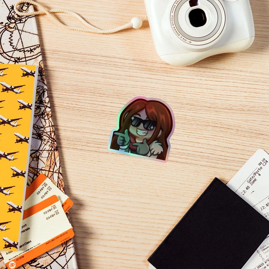 KC Finger Guns Holo Sticker product image (5)
