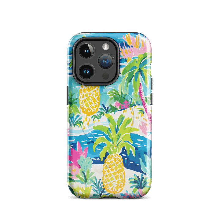 Tropical Pineapple MagSafe® iPhone Case | Dual-Layer Protective Cover product image (2)