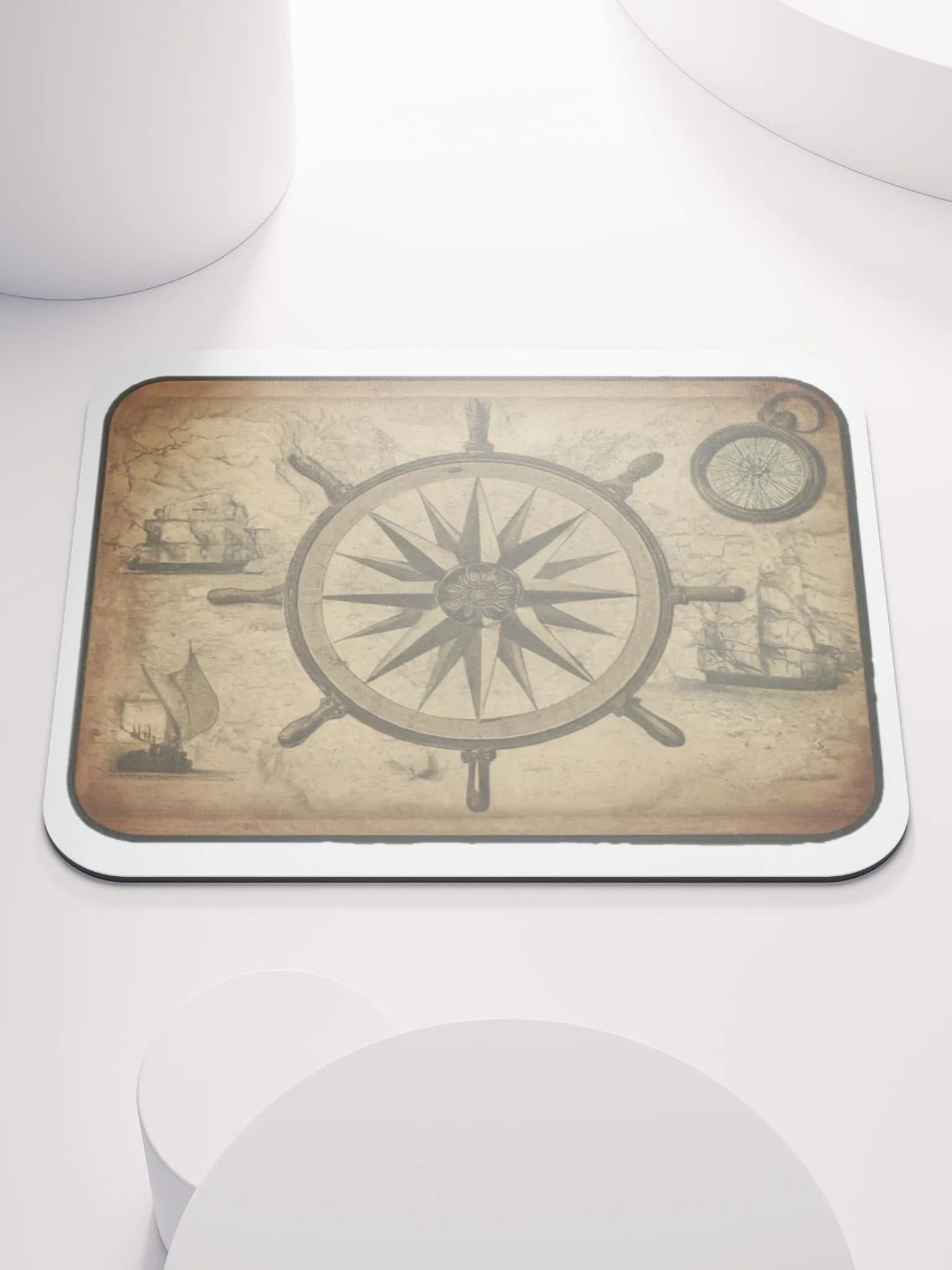 Vintage Nautical Mouse Pad product image (1)