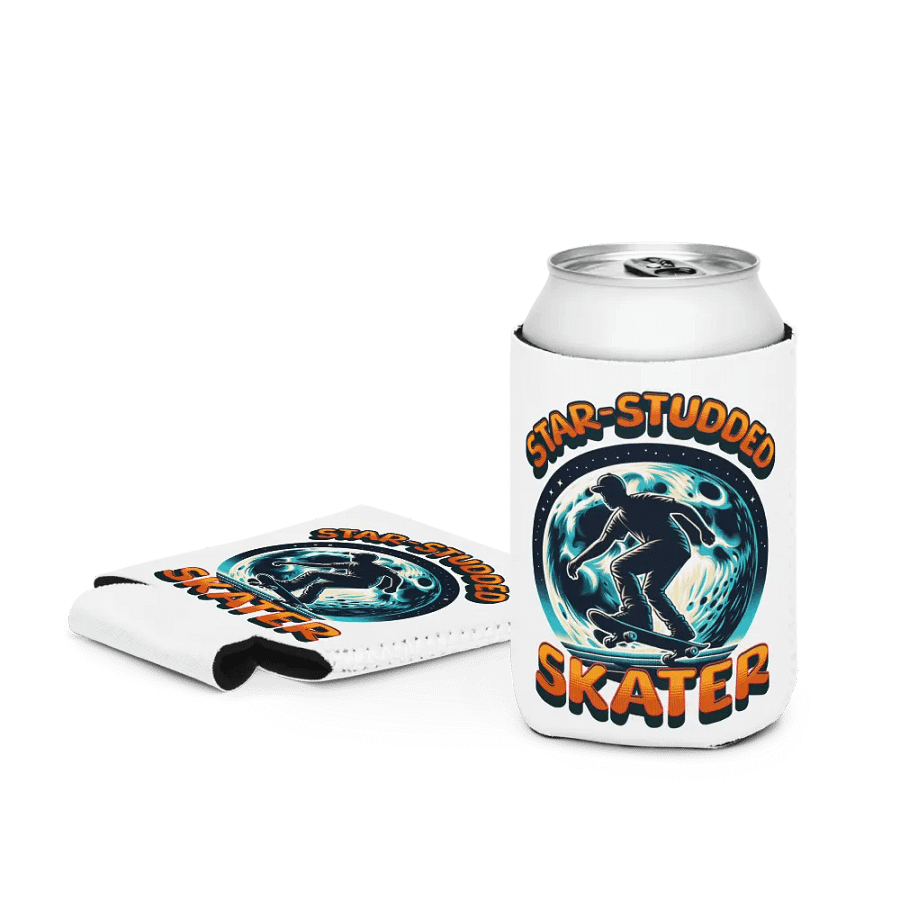 Star-Studded Skater Can Cooler product image (3)