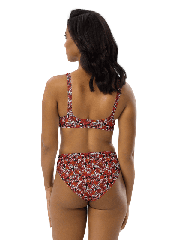 Fire Flower | Recycled High Waisted Bikini product image (4)