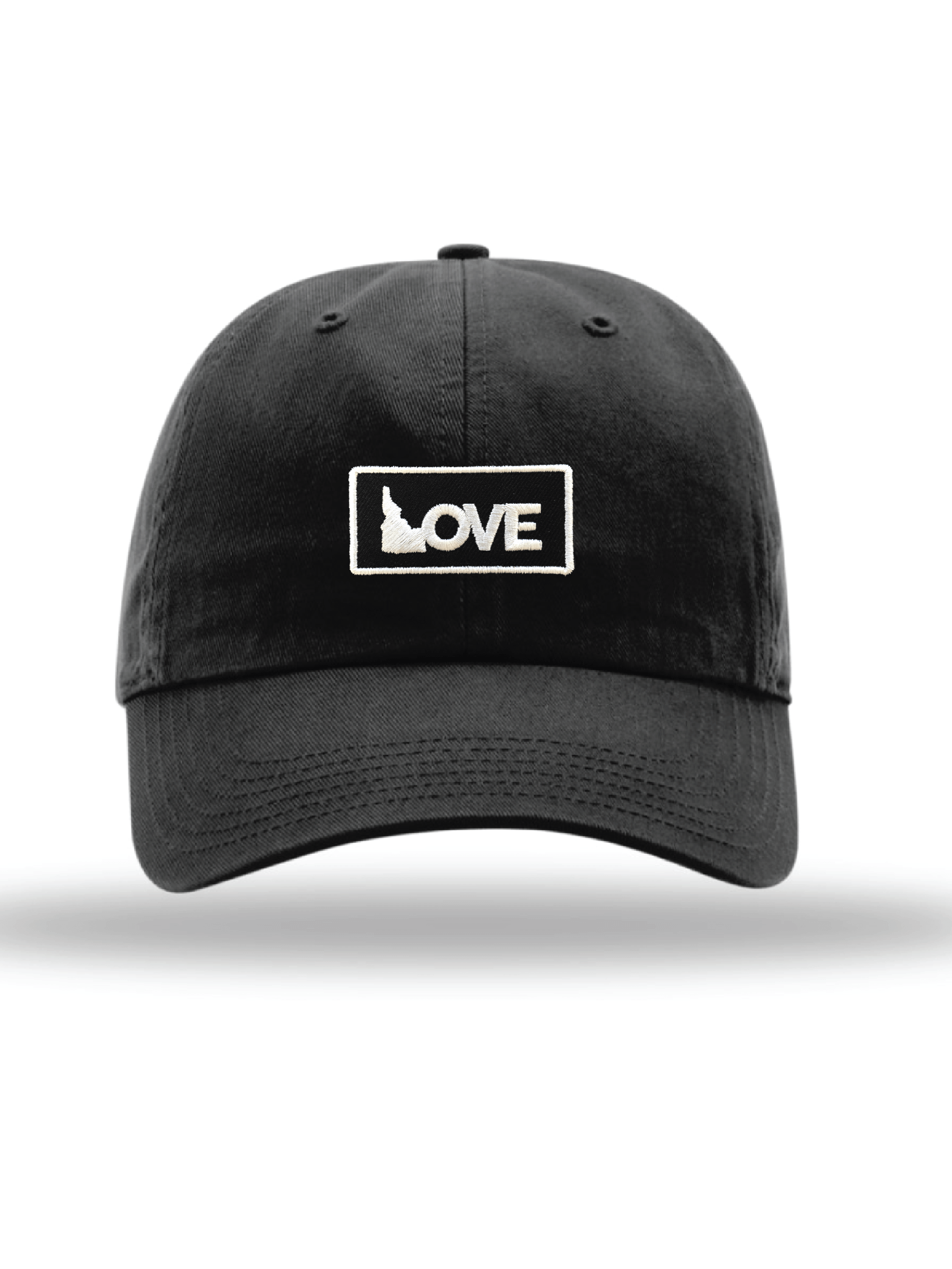 Idaho Love Patch Dad Hat (Black) product image (1)