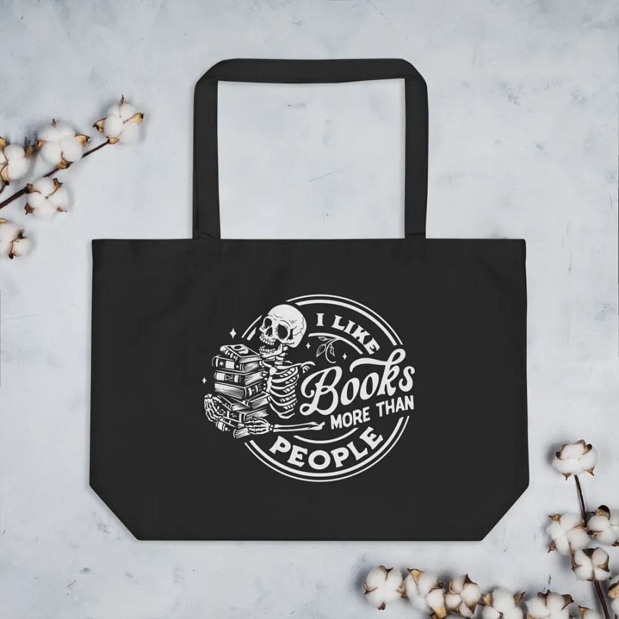I Like Books More Than People Bag product image (3)