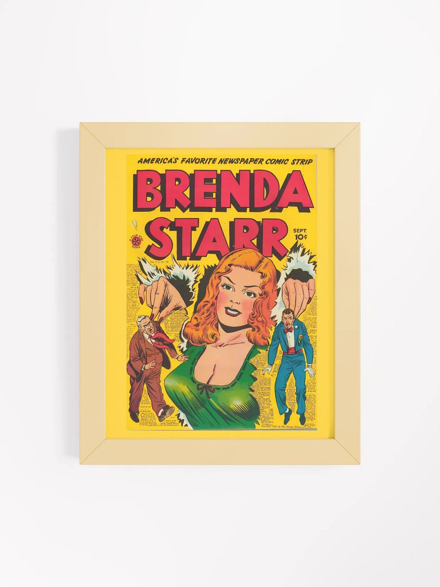 Brenda Starr Comic Book Cover Framed Poster product image (34)