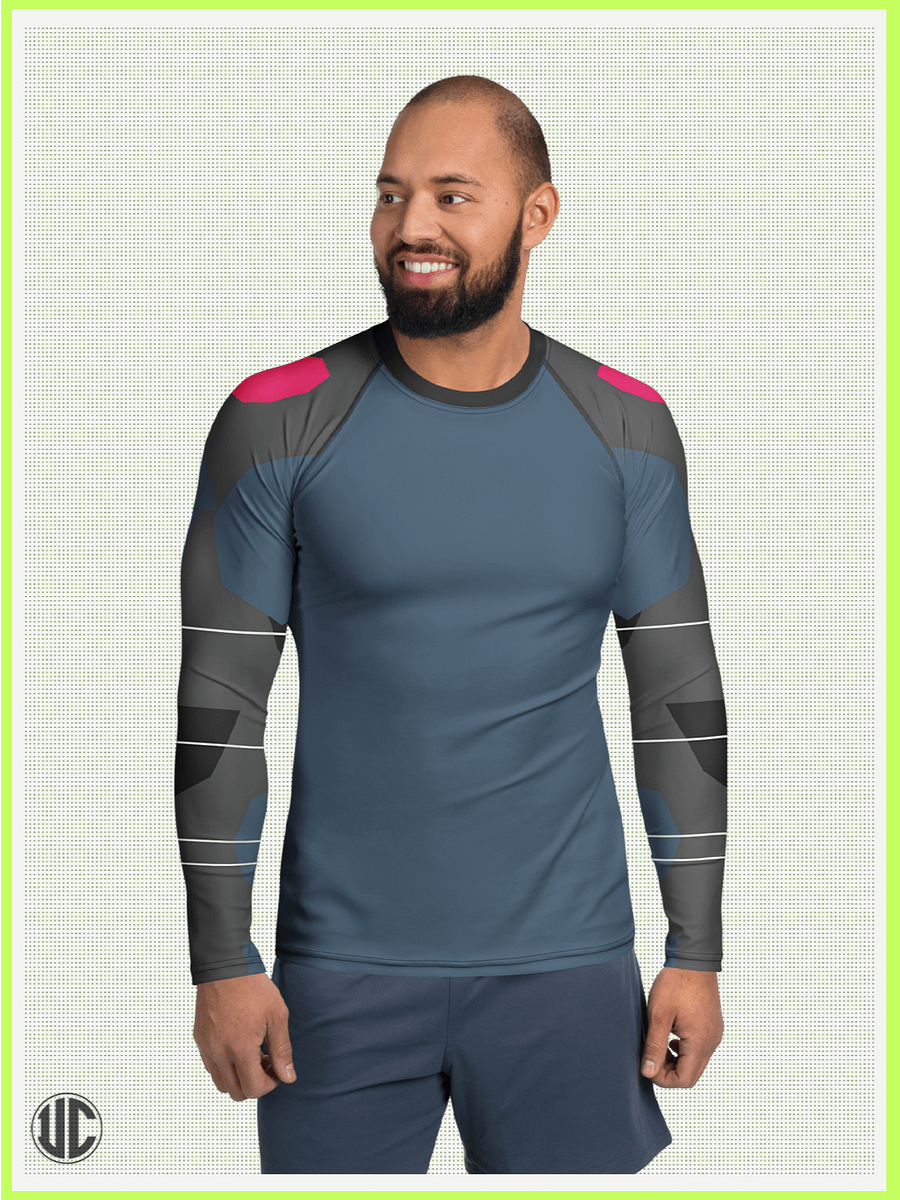 Remy’s Dead Channel – Men’s Rash Guard product image (1)