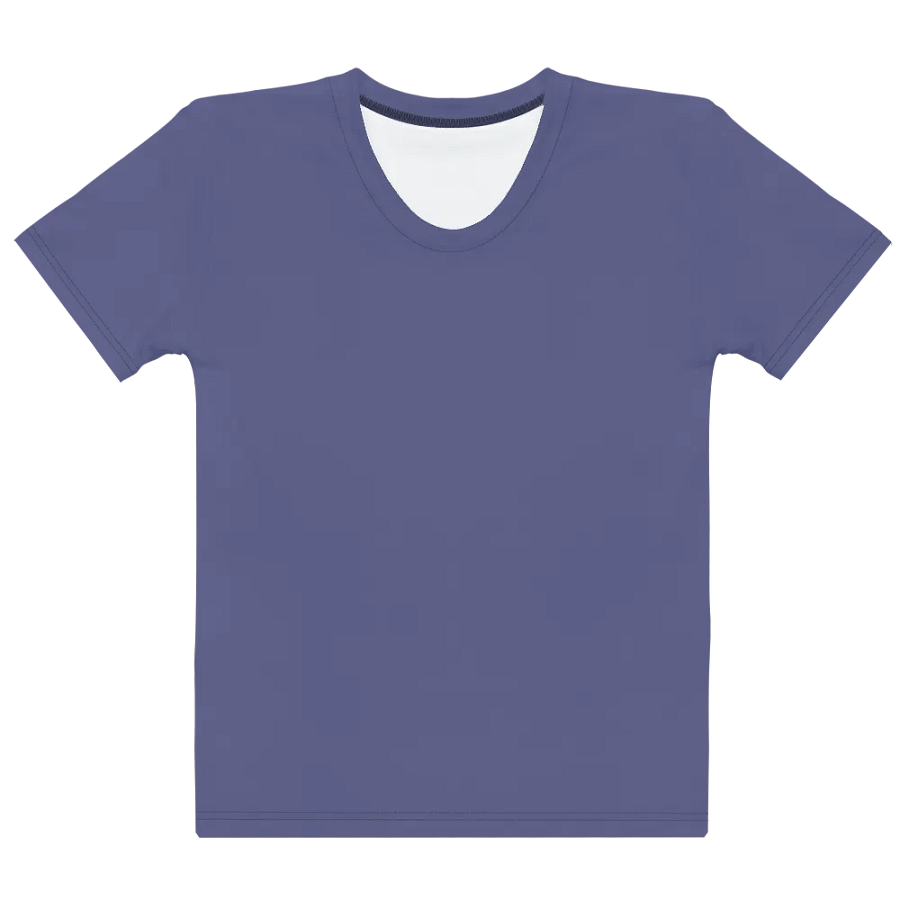 Plain Dark Purple Soft Summer Women's Crewneck Polyester Heavyweight Premium T-Shirt by Treasure Pie product image (10)