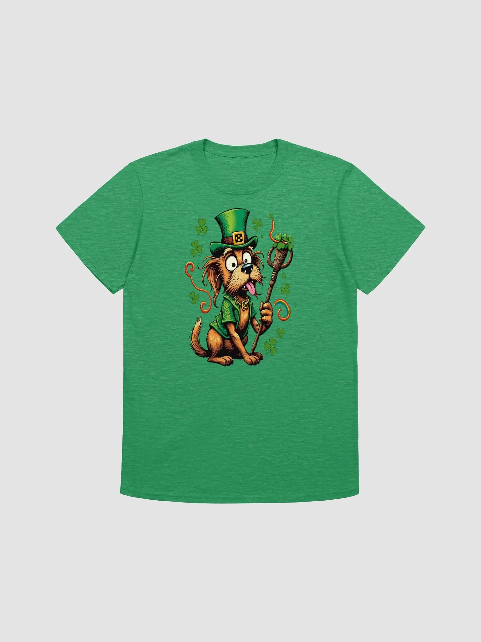 Lucky and Lit St. Patrick's Day T-Shirt – Funny Irish Dog Design product image (1)