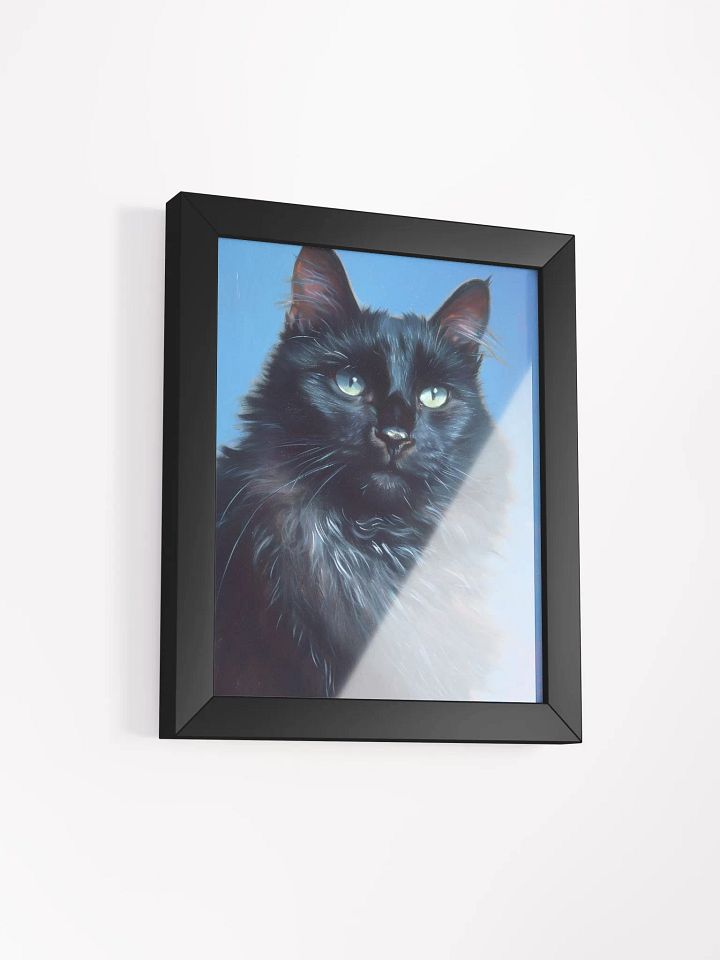 Ethereal Gaze - Framed Matte Cat Poster product image (3)