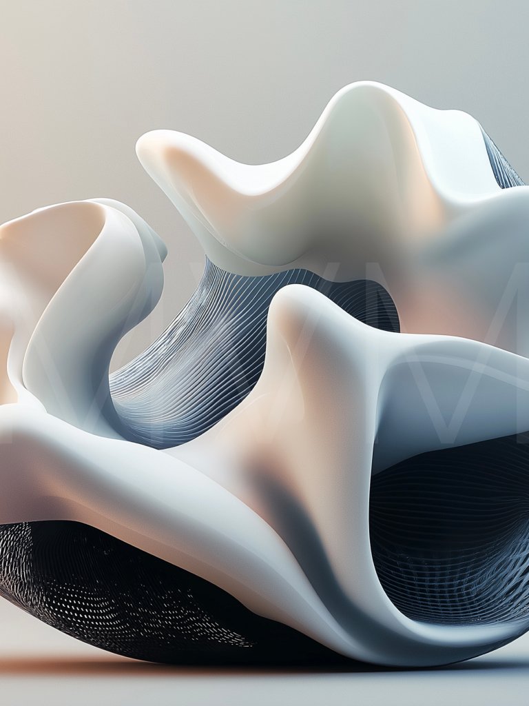 Abstract 3D Art Sculpture Series #1 product image (4)