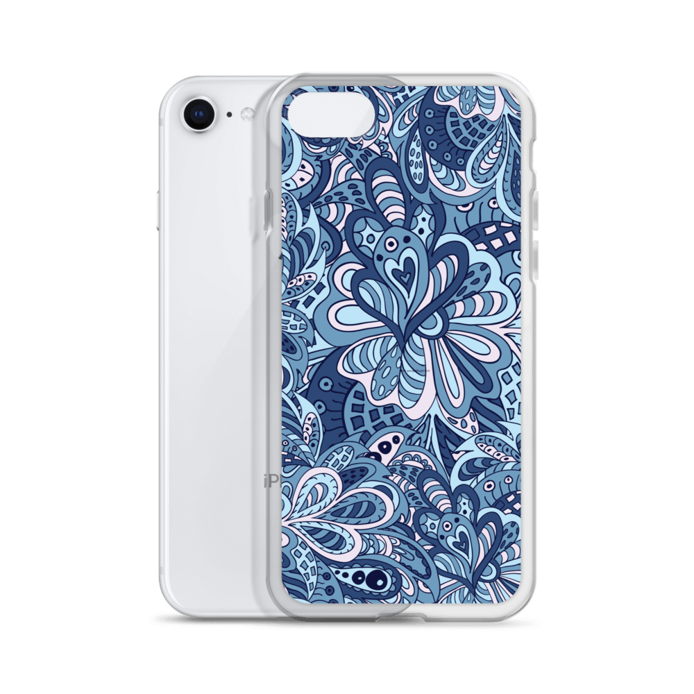 Blue Swirls iPhone® Case product image (55)