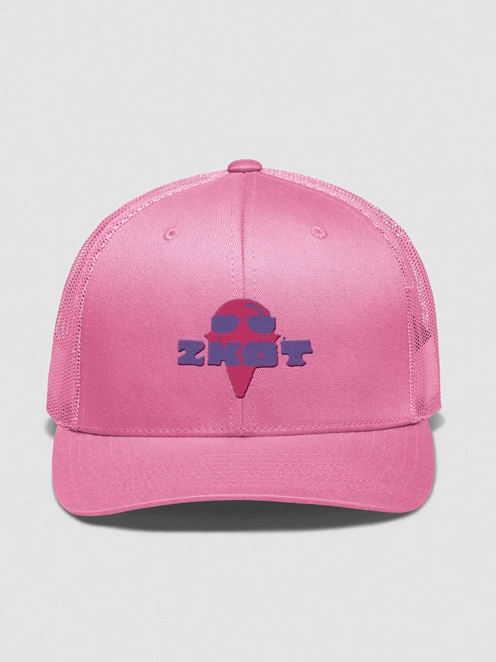 Pink Logo ZKOT Trucker Cap - Show your Support with Style - Headwear product image (1)