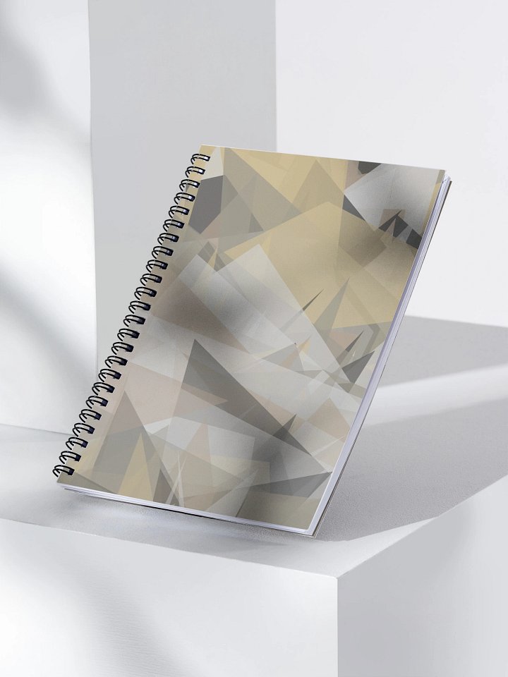 Translucent Geometric Layers Spiral Notebook product image (2)