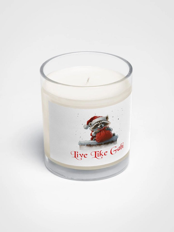 Gabi's Santa Raccoon Soy Candle product image (2)