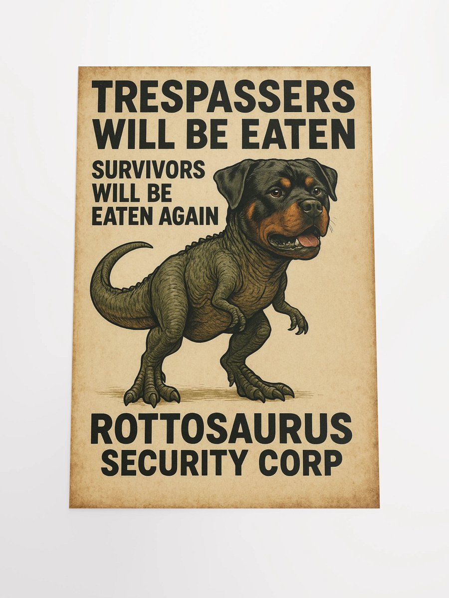 Rottosaurus Security Corp Poster product image (1)