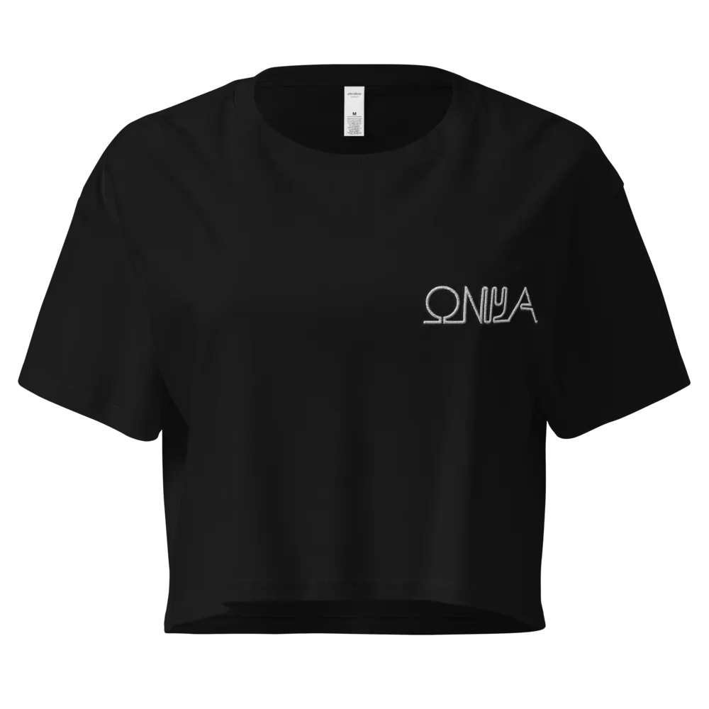 ONYA Embroidered Crop Tee product image (1)