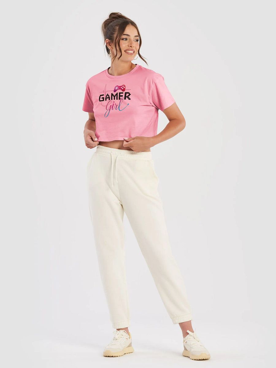 Heartbeat Gamer Girl Crop Top product image (29)