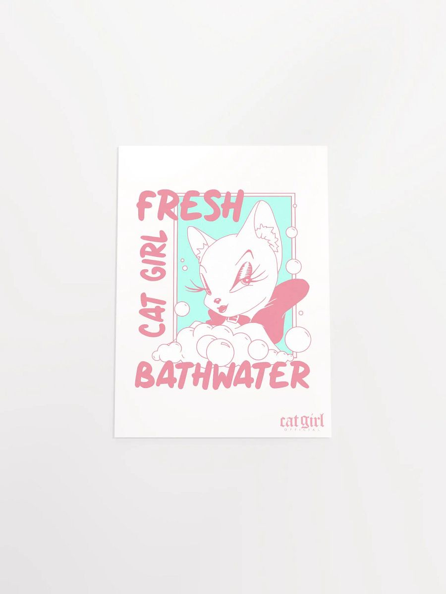 Cat Girl Bathwater Art Print product image (4)