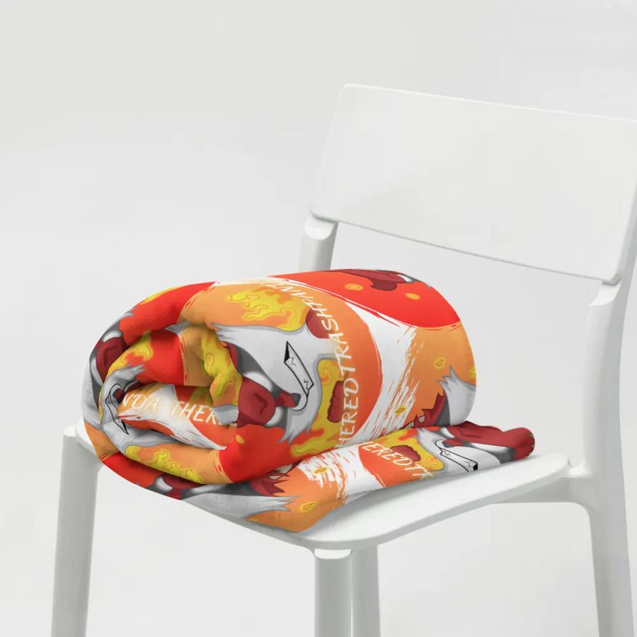 Red Trash Panda Rage Emote Blanket product image (19)