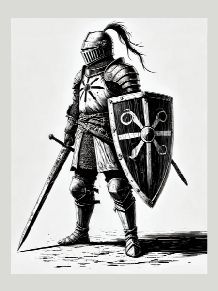 Medieval Knight Standing product image (1)