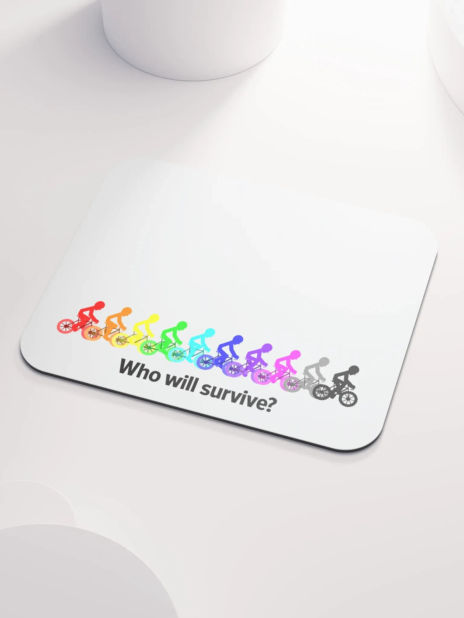 MIKAN Bicycle Mouse Pad(Who will survive?) product image (3)
