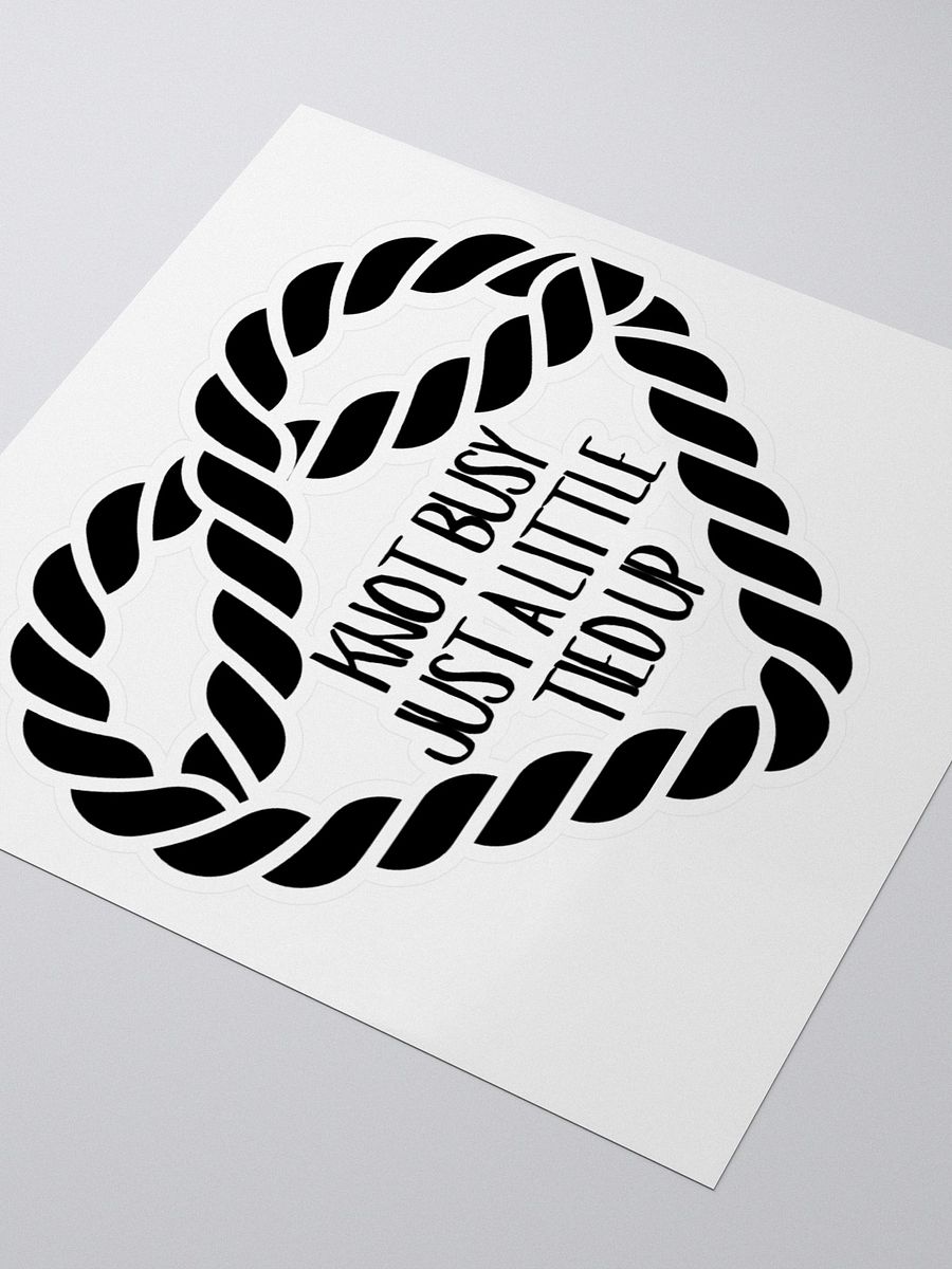 Knot Busy Vinyl Sticker product image (3)