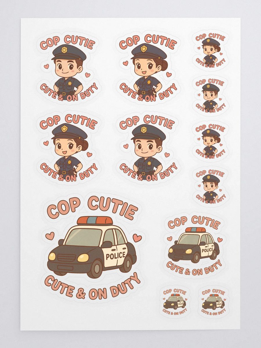 Cop Cutie Sticker Collection product image (3)