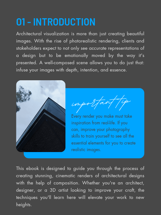 Mastering Composition in Architectural Visualization: A Beginner's Guide product image (3)