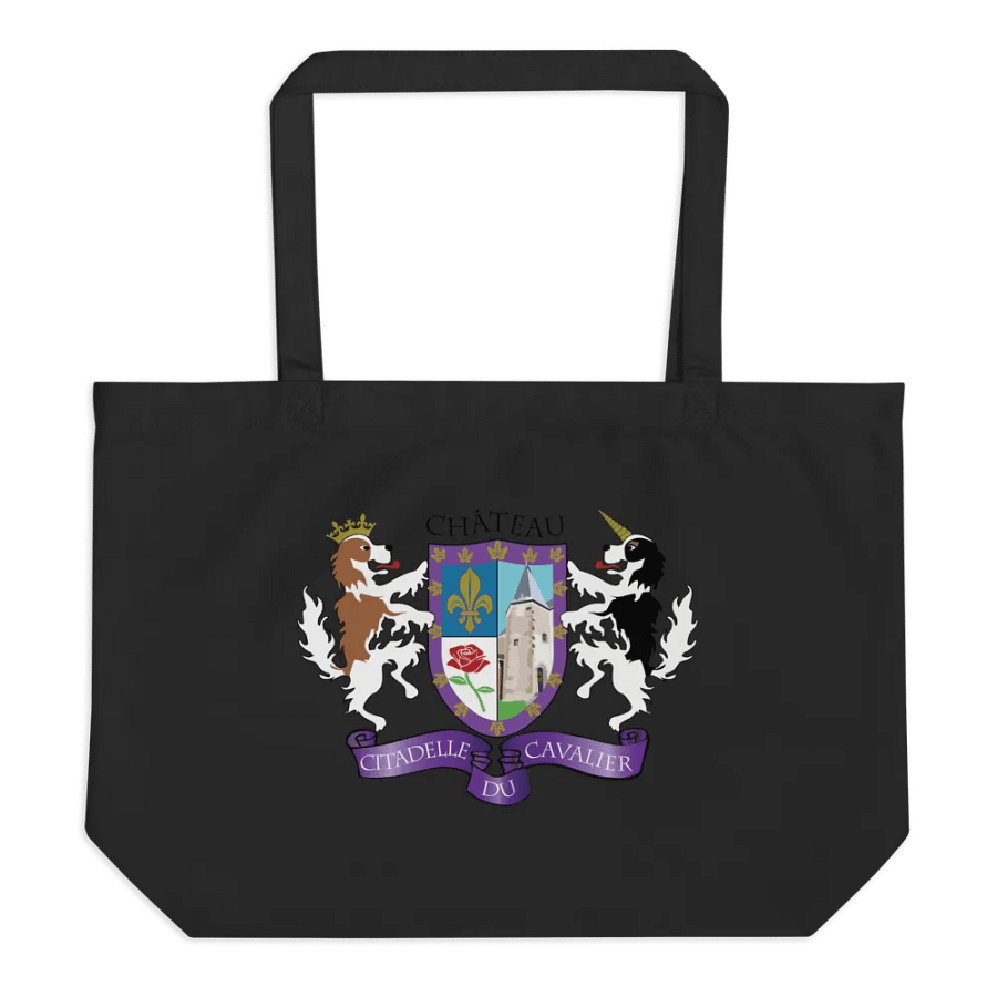 Organic Cotton Twill Tote Bag with Citadelle Coat of Arms product image (2)