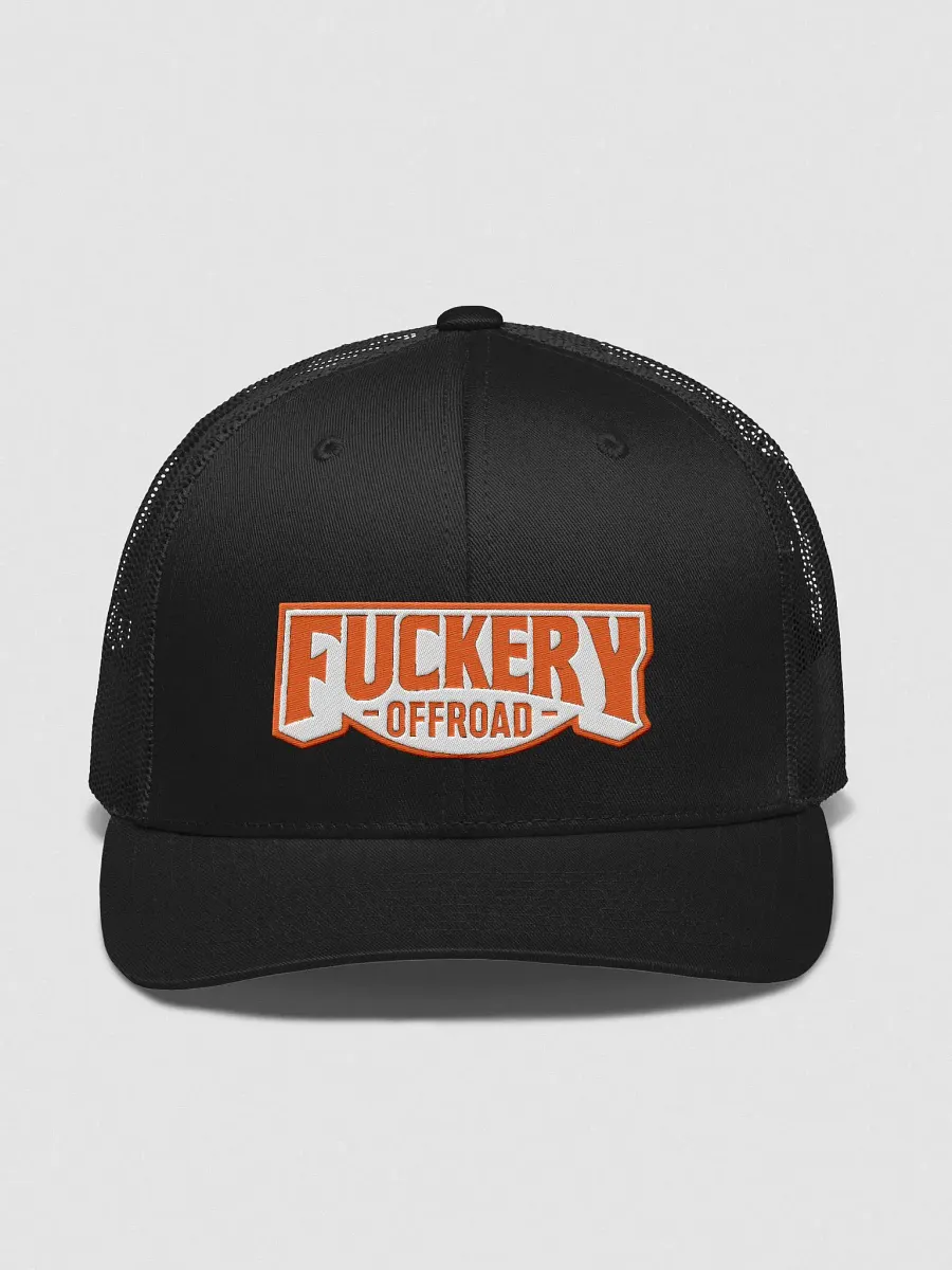 Fuckery Trucker Hat - Orange Logo product image (1)