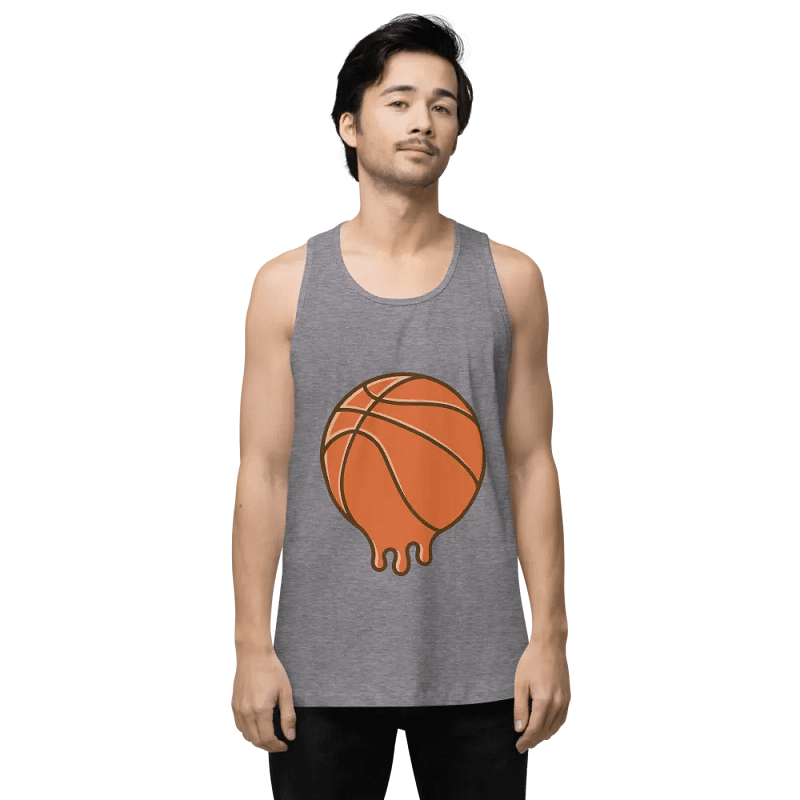 Melting Basketball Athletic Tanktop