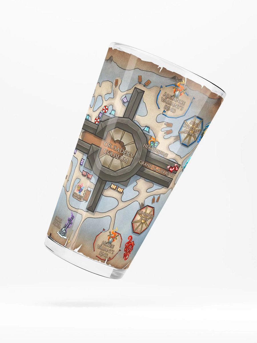 Tournament of Ages - Fairegrounds Map - Pint Glass product image (5)